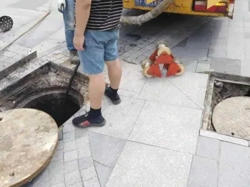 杭州江干家庭下水道疏通高压清洗管道 清理隔油池抽泥浆